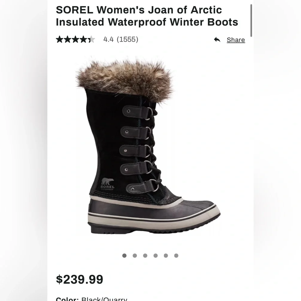 Sorel Joan of Artic waterproof boots - Picture 6 of 6